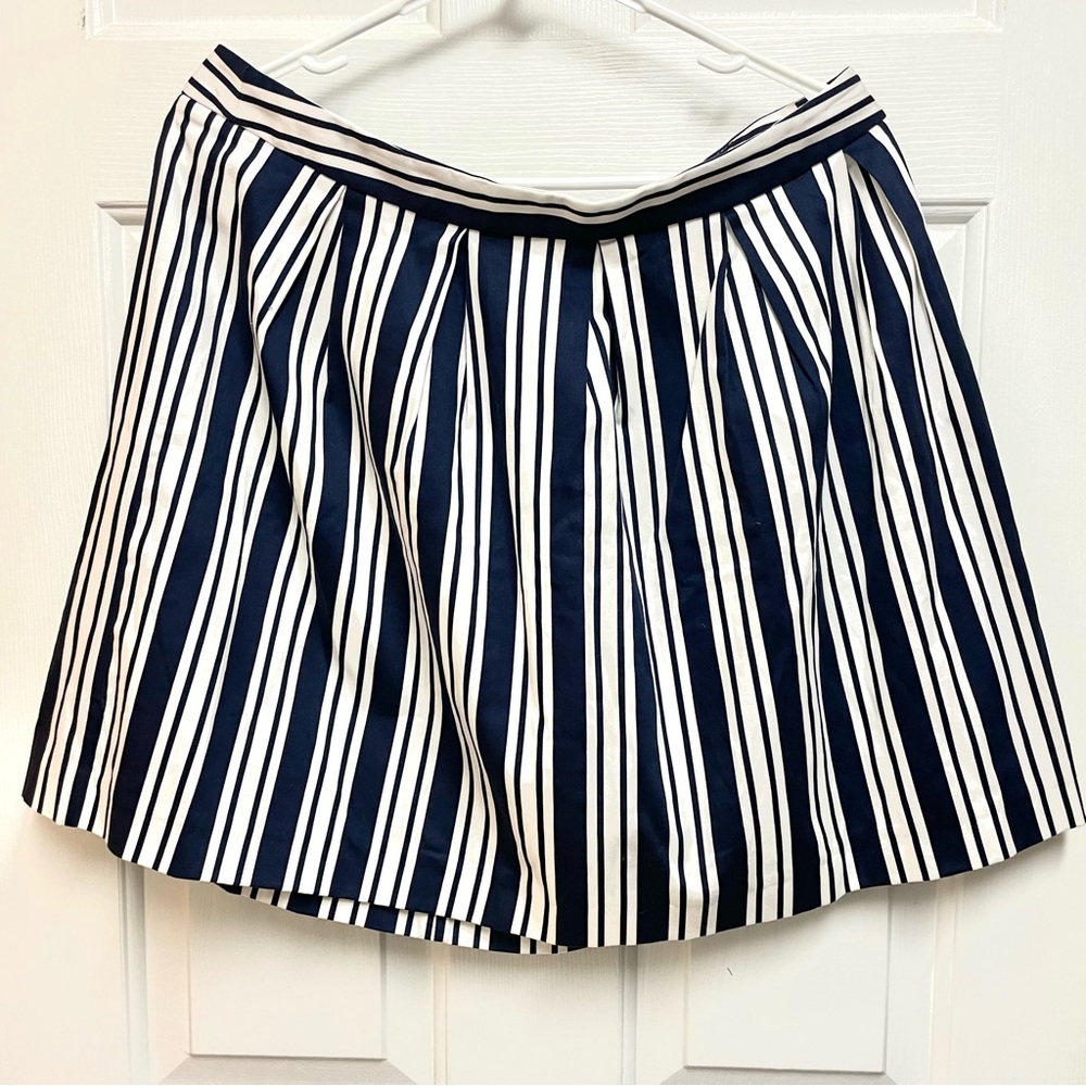 Striped Navy and White Women's Skirt